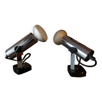 Two vintage Targetti spotlights