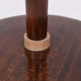 Art-deco mahogany lamppost