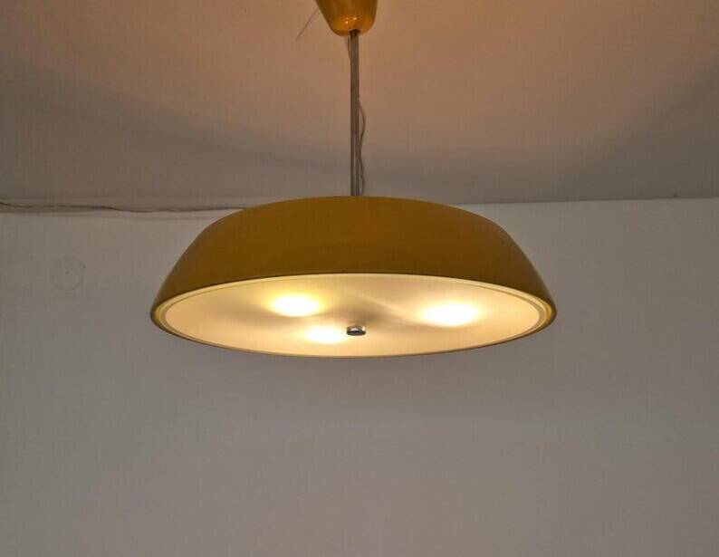 Midcentury Rare UFO Pendant Napako, 1970s