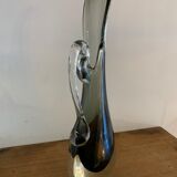 Sommerso Murano glass vase 1960
