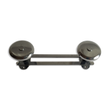 Chrome patère coat holder