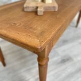 Solid wood farmhouse table