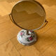 Porcelain flowered table mirror - Bergère de France