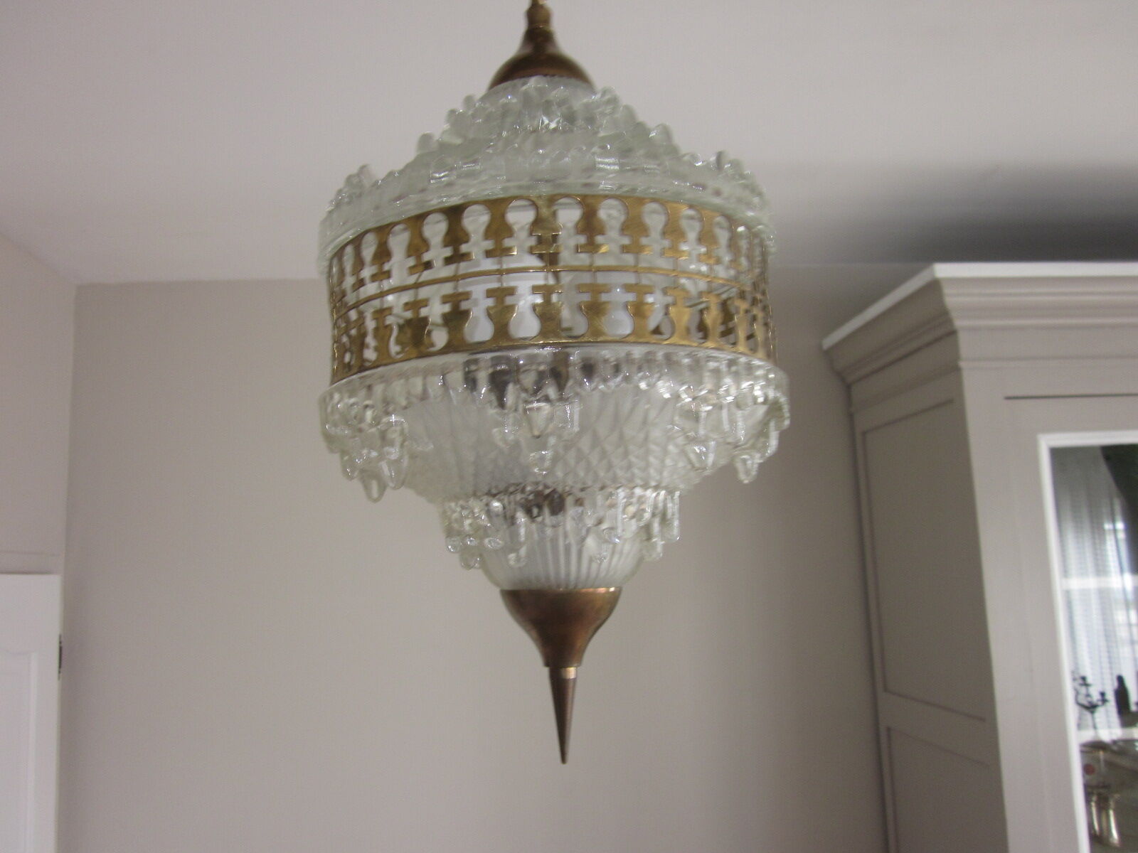 Art deco hanging lamp