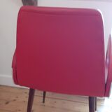 Vintage leatherette armchair