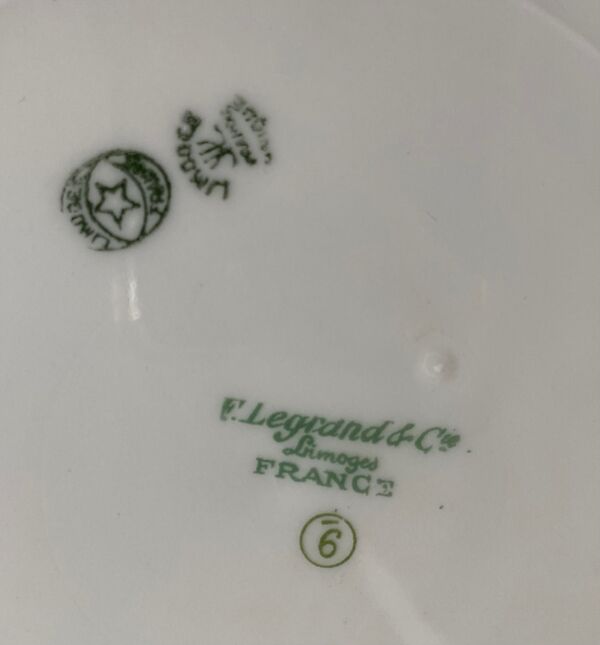 Saucière F. Legrand & Cie, Limoges, vers 1920