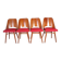 Dining Chairs by Oswald Heardtl for TON, set of 4