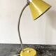 Yellow metal desk lamp, 1950s-1960s