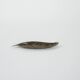Metal leaf-shaped platter, Italian design, 1980s, made in Italy
