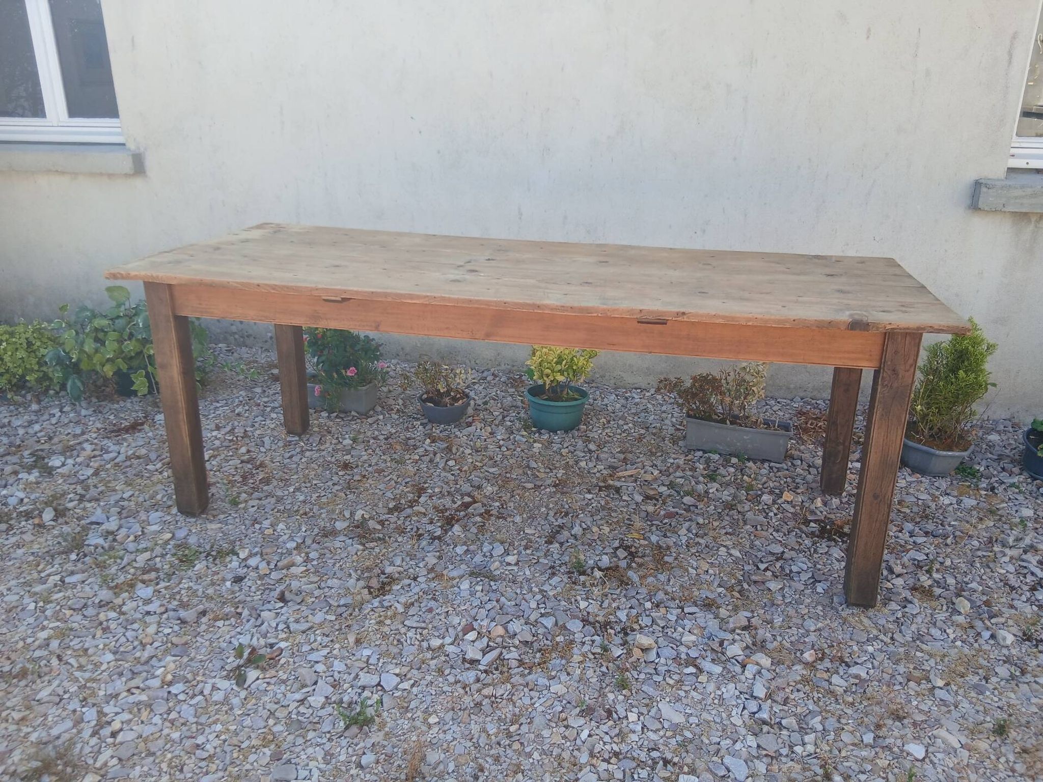 Table de ferme 220cm
