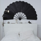 Large dark fan weft - 168 cm