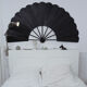 Large dark fan weft - 168 cm
