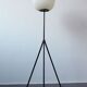 Lampadaire tripode en rhodoïd par Aro Leuchten, Allemagne, 60's