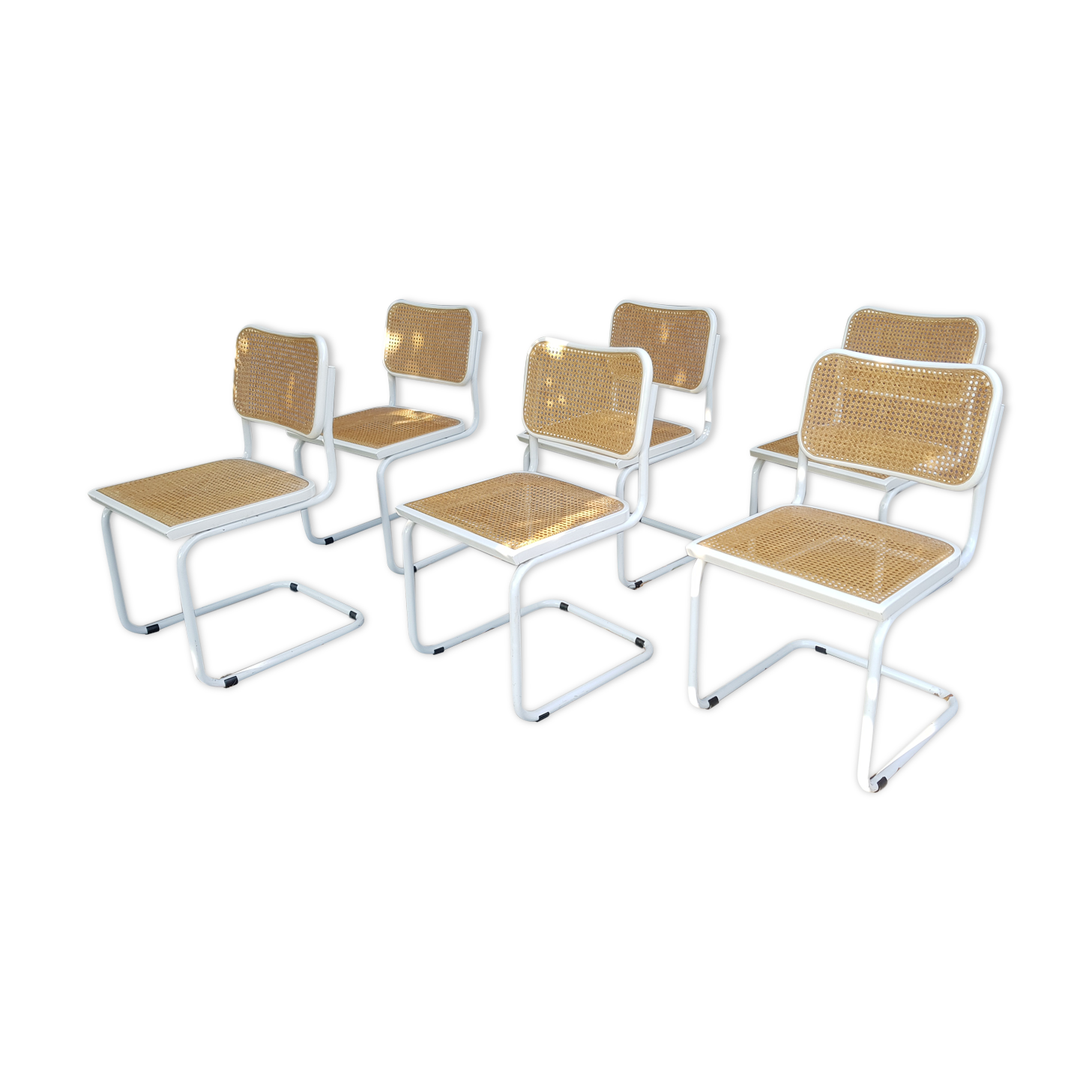 Set of chaisr cesca B32 Marcel Breuer