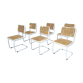 Lot de 6 chaises cesca B32 Marcel Breuer