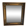 Miroir ancien en bois doré 78x70cm