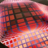 Complete portfolio (8 plates) from 1975 - Universal structures of the checkerboard - Victor Vasarely