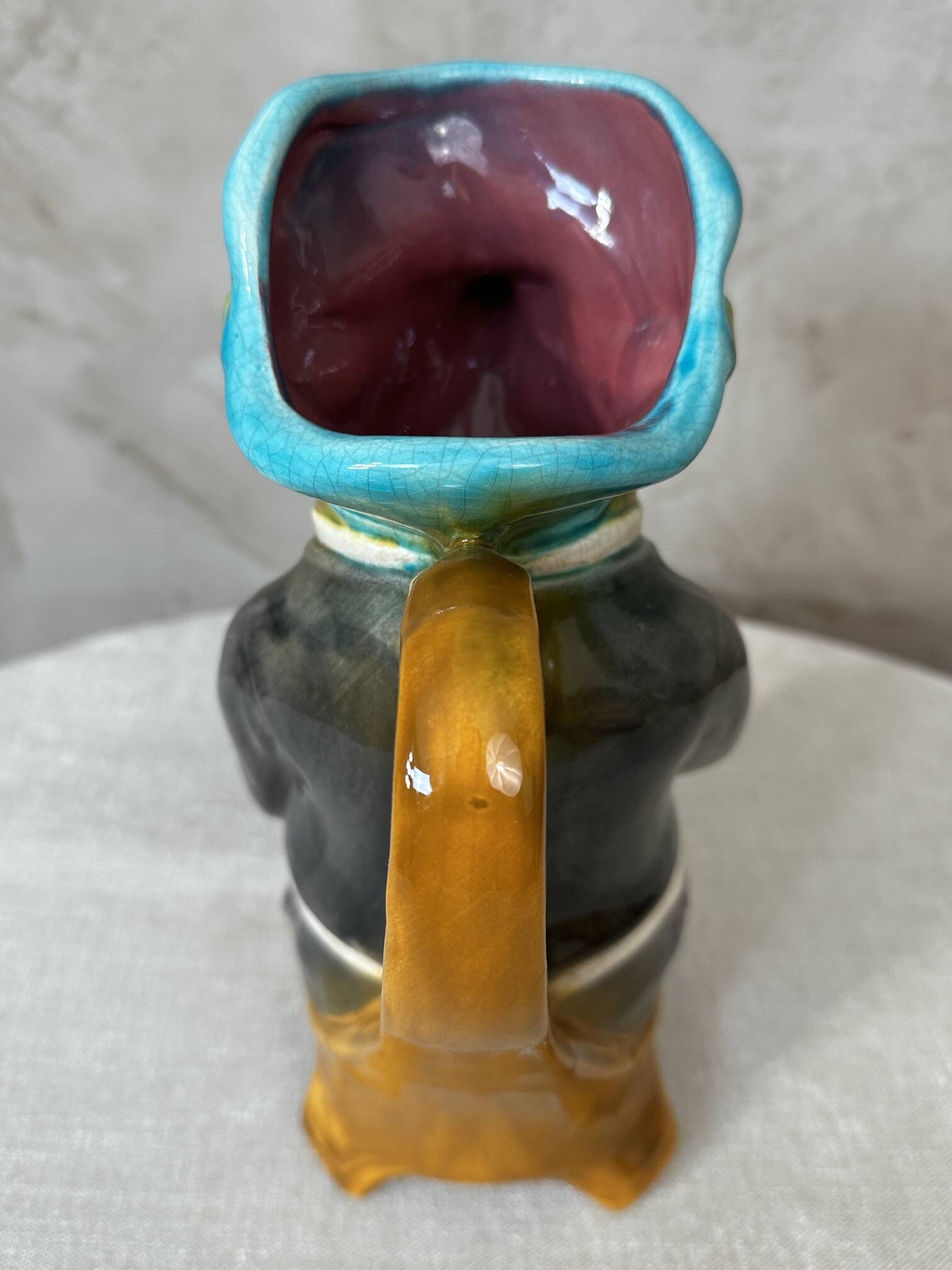 Pig earthenware jug