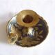 Brass hand candle holder