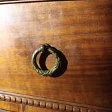 Small Louis XVI style walnut chest of drawers