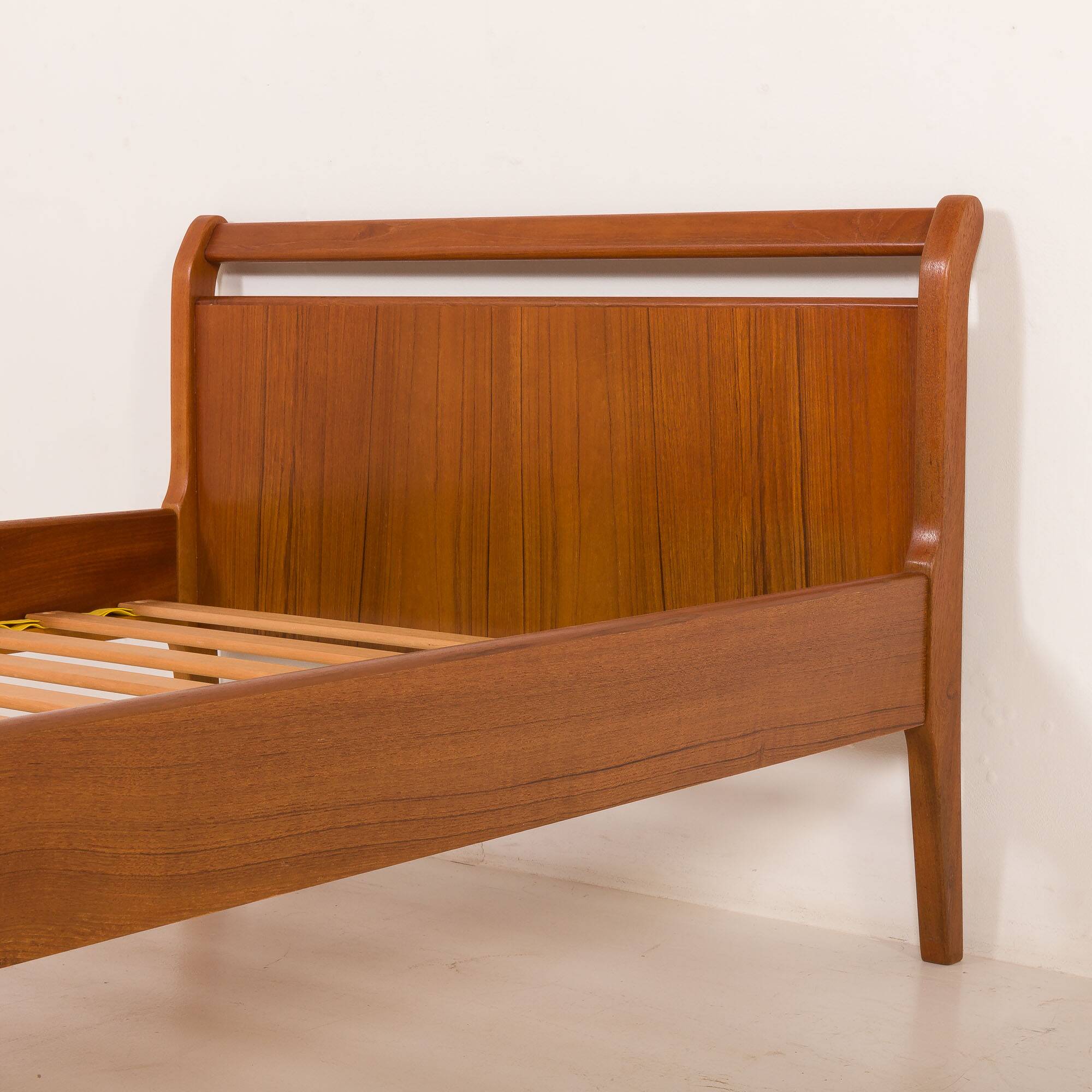 Danish mid century teak bed, 1960s