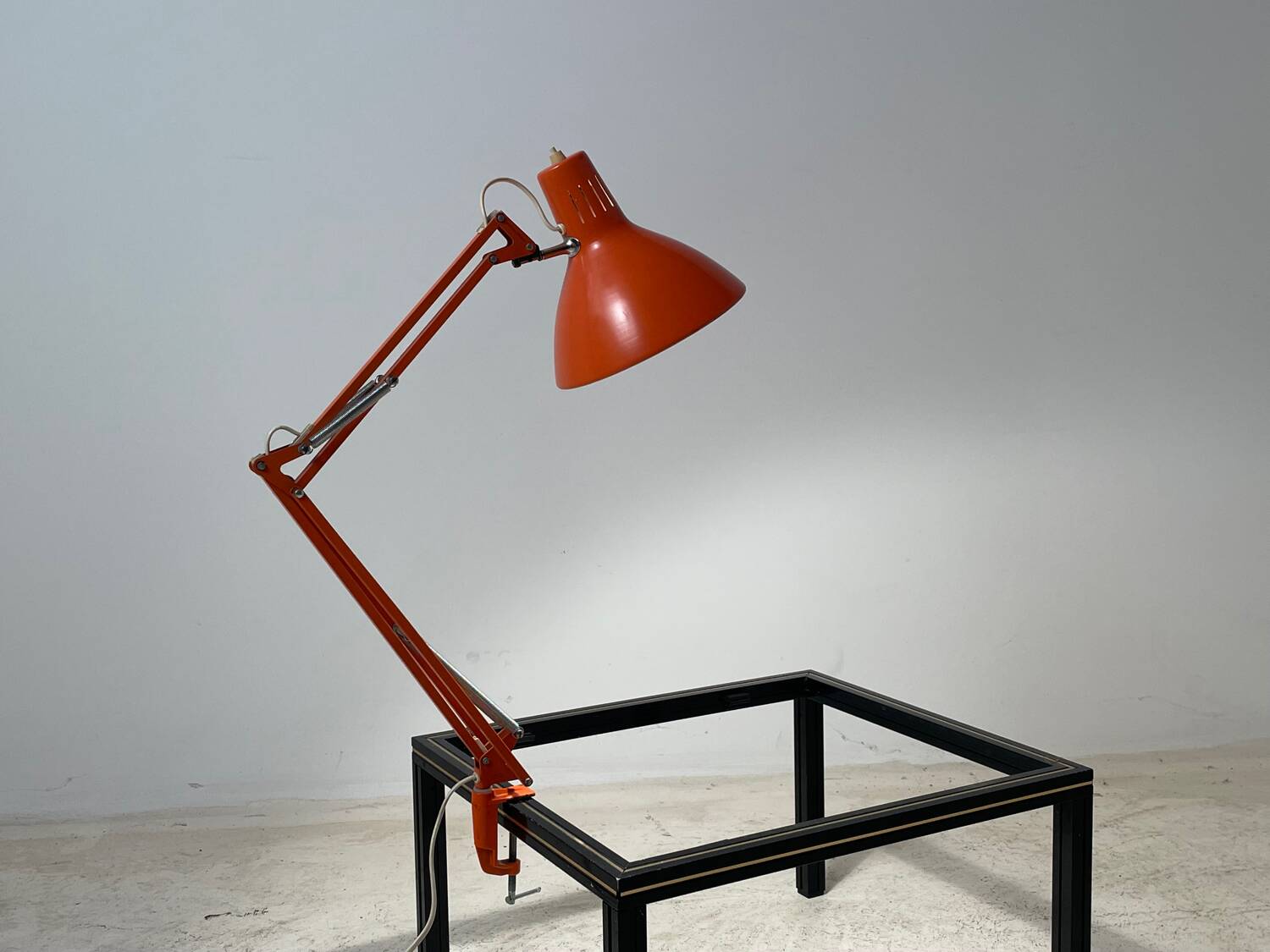 Luxo Regent lamp 1960 orange