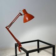 Luxo Regent lamp 1960 orange