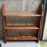 Old wooden shelf from the 19th century
