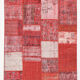 Tapis patchwork vintage en laine faite à la main 245x168cm