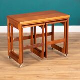 Retro Teak 1960s Mcintosh Nest Of 3 Tables Coffee Tables