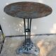 Small cast iron bistro table.