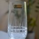 6 champagne flutes in Bohemian crystal Czechoslovakia