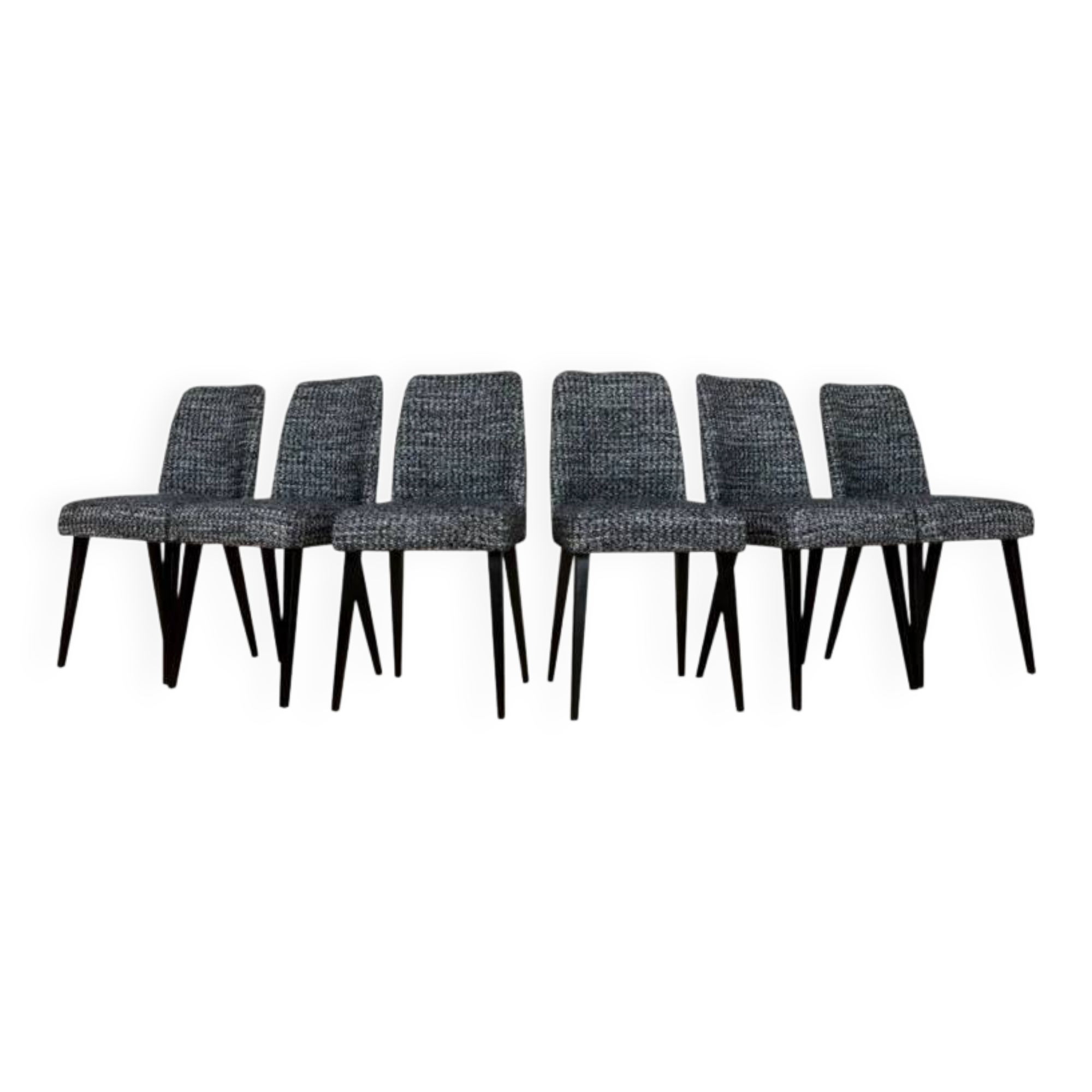 Vintage Dining Chairs, by SFM Poland, 1960’s, Set Of 6
