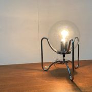Mid-century space age tripod globe table lamp, 1960s