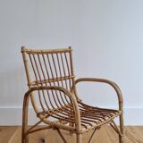 Fauteuil rotin enfant