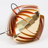 Danish vintage pendant lamp Konkylie by Louis Weisdorf, Lyfa, 1963