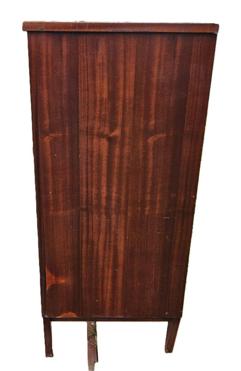 English Mahogany Archive Furniture with 12 Drawers