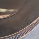 Round serving platter in 18/10 stainless steel "Perles" with original box – Jea