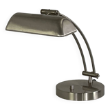 Chrome metal articulated desk lamp