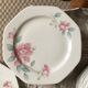 Porcelain plate service
