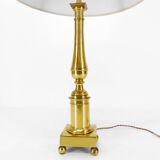 Neoclassical Directoire style column lamp in brass - 1970