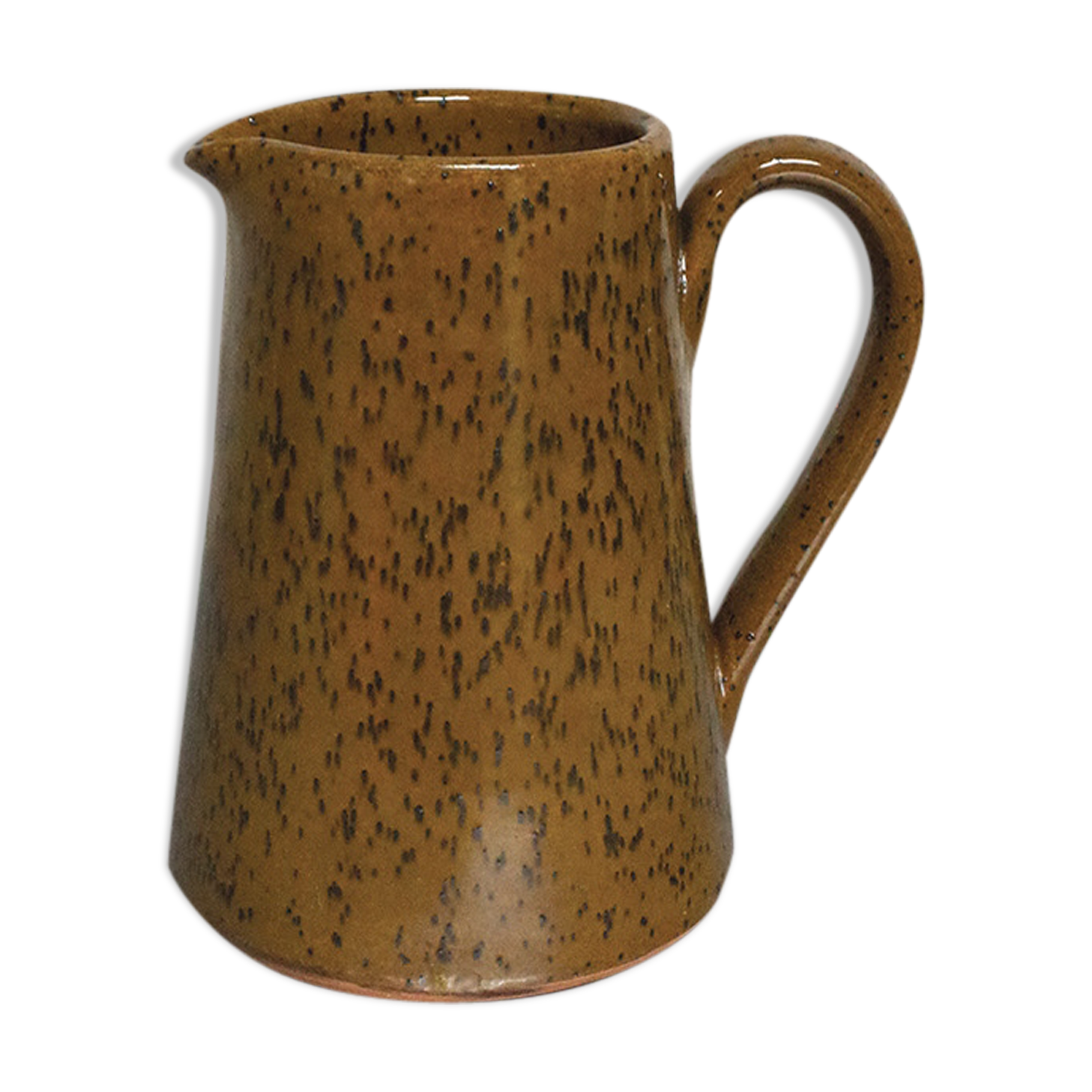 Milk pitcher in spotted sandstone