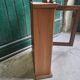 Vitrine 1 porte en bois exotique