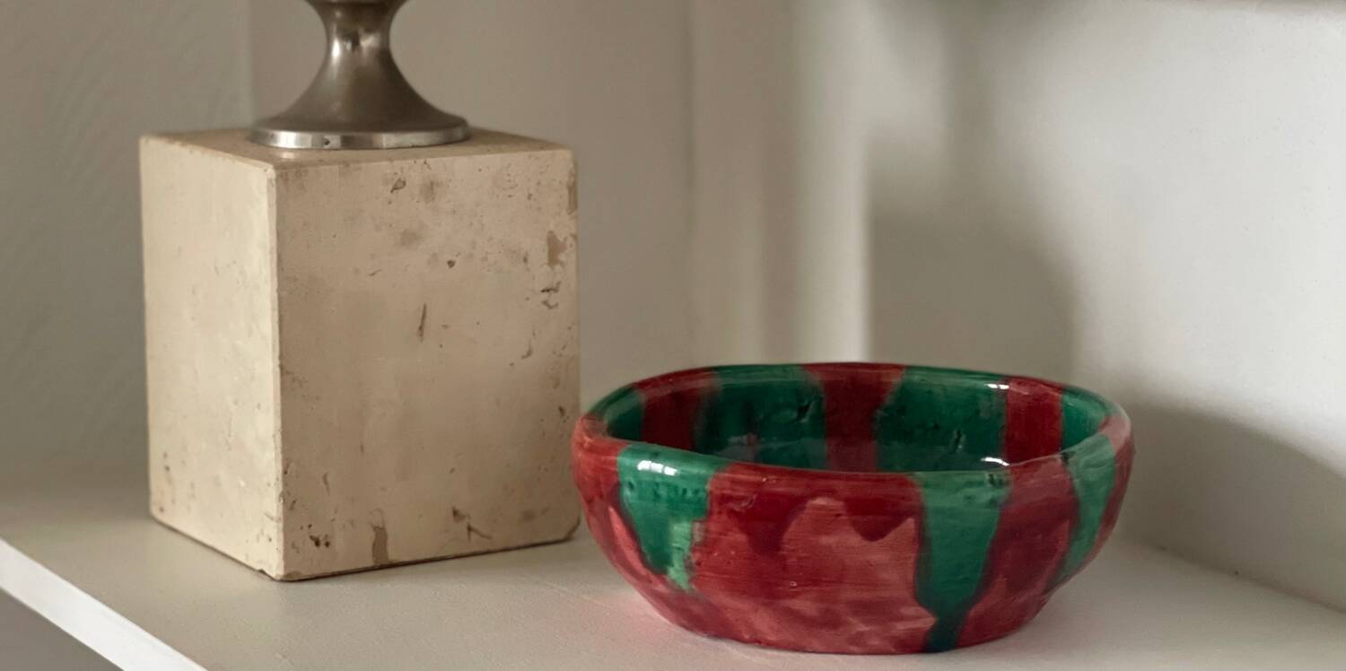 1950s ceramic trinket tray.