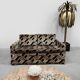 Vintage 2 seater daybed sofa 'Geometric deluxe'