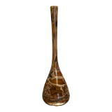 Soliflore vase in tinted glass with marbled decoration Murano Venice