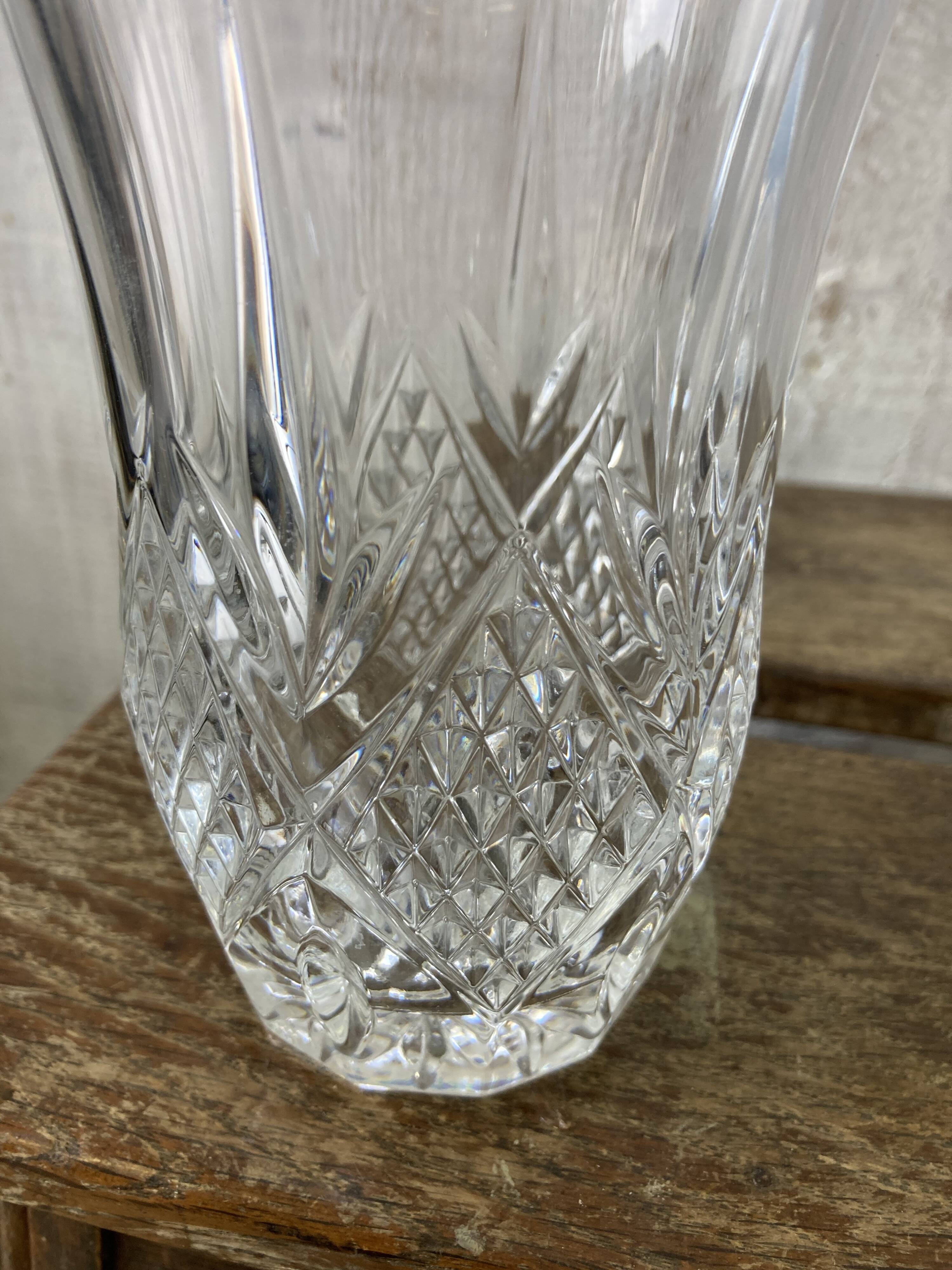 Crystal vase