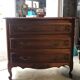 Commode 3 Tiroirs Noyer et Laiton