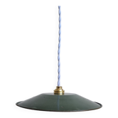 Suspension in green enamelled sheet metal