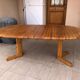 Vintage round table in solid pine